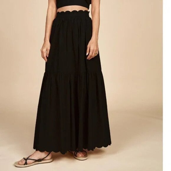 Hunter Bell Reagan Skirt in Onyx size 2 NWT - Picture 1 of 8